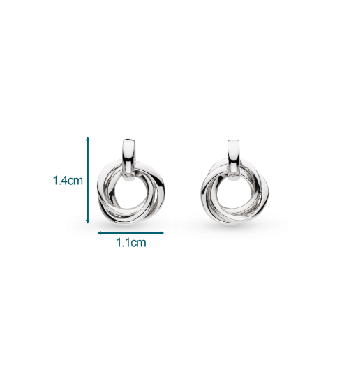 Bevel Trilogy Drop Earrings Earrings Kit Heath