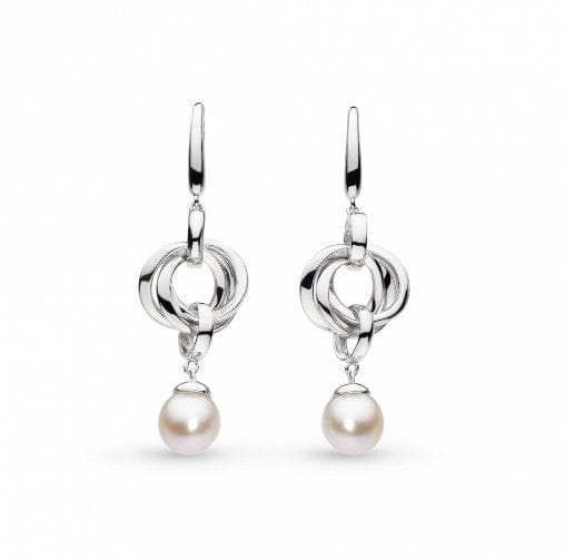Bevel Trilogy Pearl Drop Earrings Earrings Kit Heath