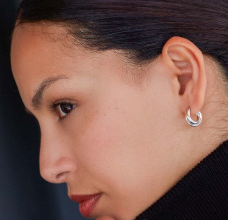 Bevel Trilogy Hoop Earrings Earrings Kit Heath   