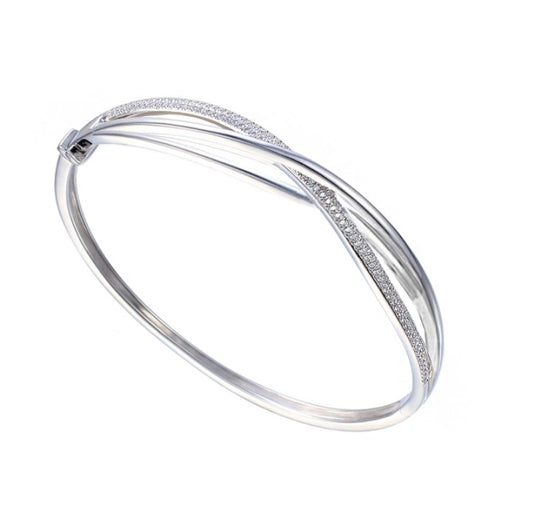 Silver Bewitching Bangle Bangle Amore   