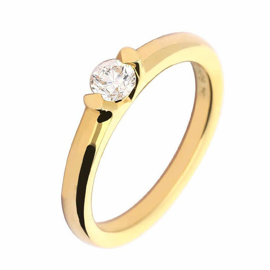 Buchwald 18ct yellow gold 0.25ct brilliant diamond ring Ring Buchwald   