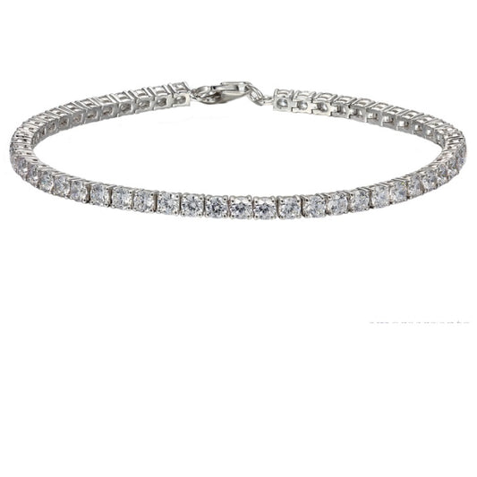 Silver & CZ claw set tennis bracelet Bracelet Amore   