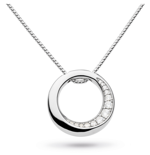 Bevel Cirque CZ Reversible Pendant Necklace Pendant Kit Heath   