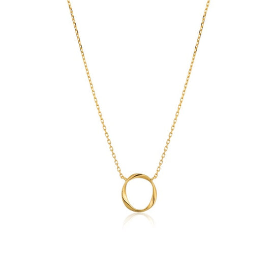 Gold swirl necklace Necklace Ania Haie   