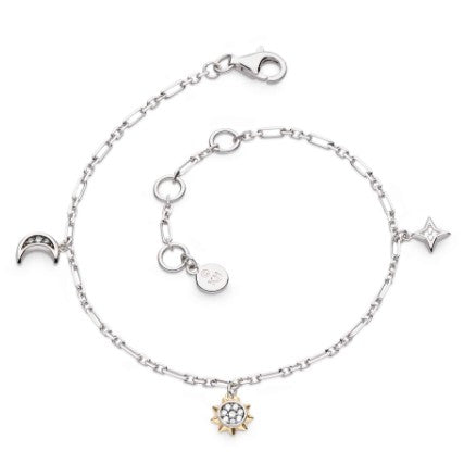 Céleste Golden Petite Charm Figaro Bracelet Bracelet Kit Heath   