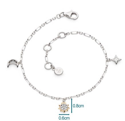 Céleste Golden Petite Charm Figaro Bracelet Bracelet Kit Heath   