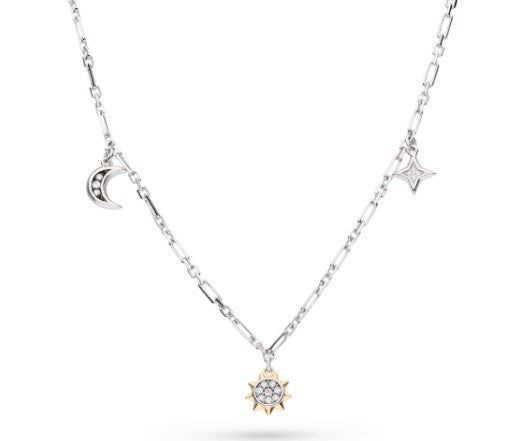 Céleste Sun, Moon & Star Station Necklace Necklace Kit Heath   