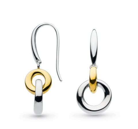 Cirque Link Gold Drop Earrings Earrings Kit Heath