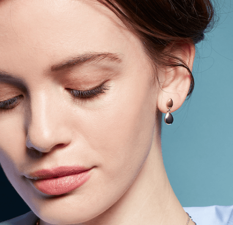 Coast Pebble Golden Drop Earrings Earrings Kit Heath