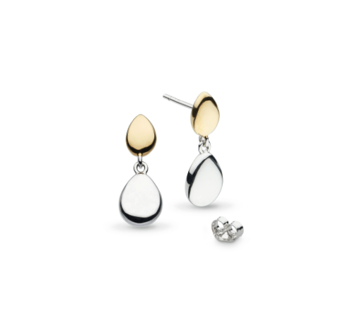 Coast Pebble Golden Drop Earrings Earrings Kit Heath