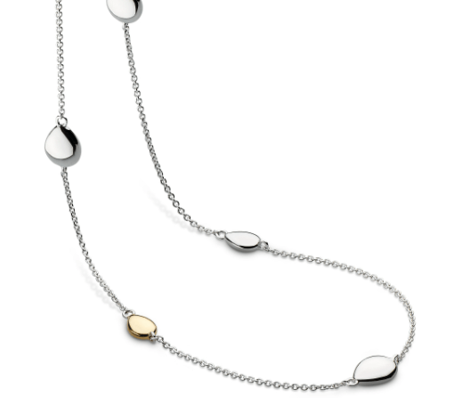 Coast Pebble Golden Station Necklace Necklace Kit Heath