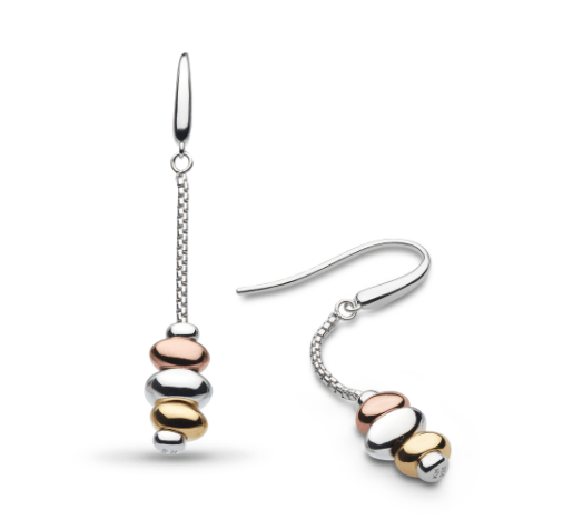 Coast Tumble Golden Drop Earrings Earrings Kit Heath