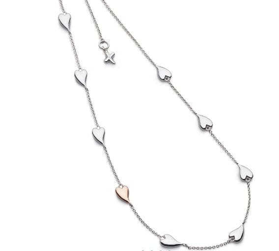 Desire Kiss Blush Heart Station Necklace Necklace Kit Heath