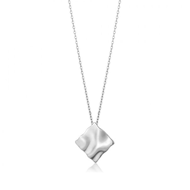 Ania Haie Silver crush square necklace Necklace Ania Haie   