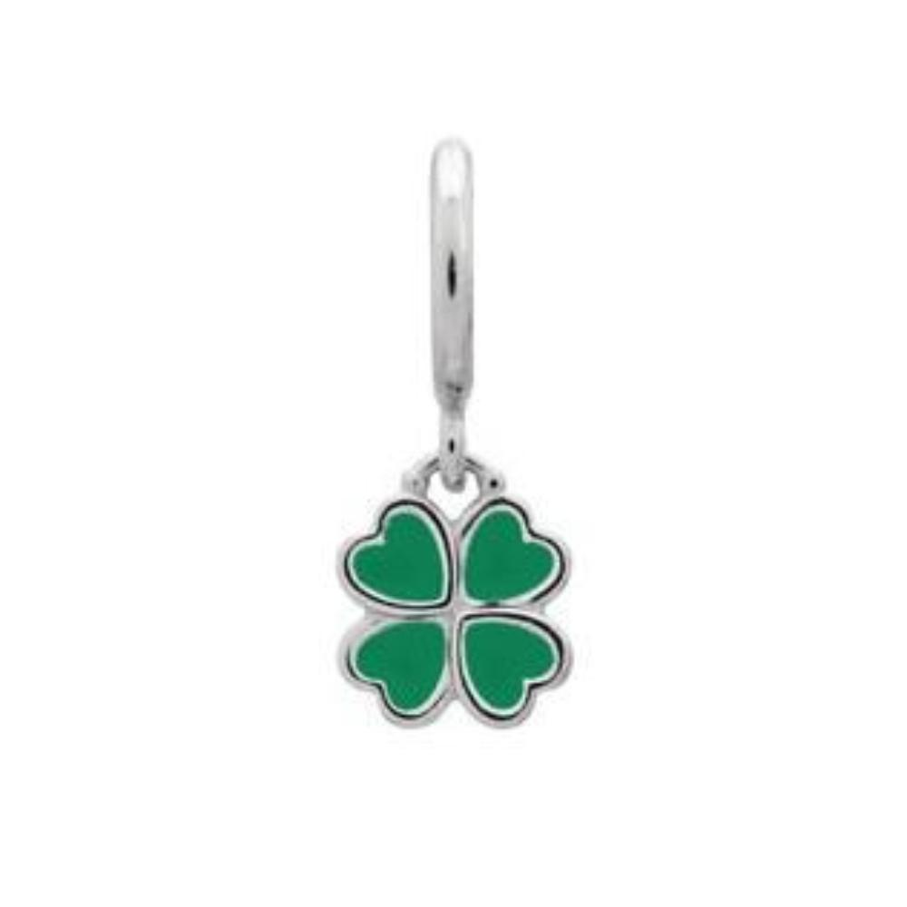 Endless Silver green clover charm Charm Endless   