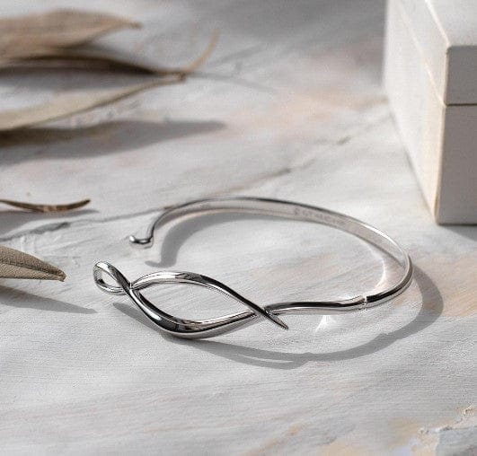 Entwine Twine Twist Hinged Bangle Bangle Kit Heath