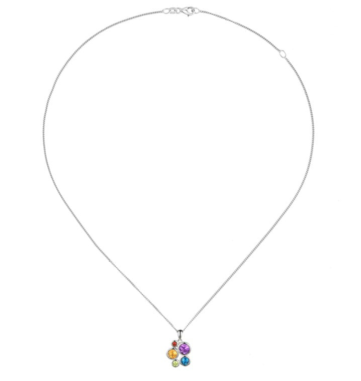 Silver Fantasia Symphony Mix Necklace Pendant Amore   