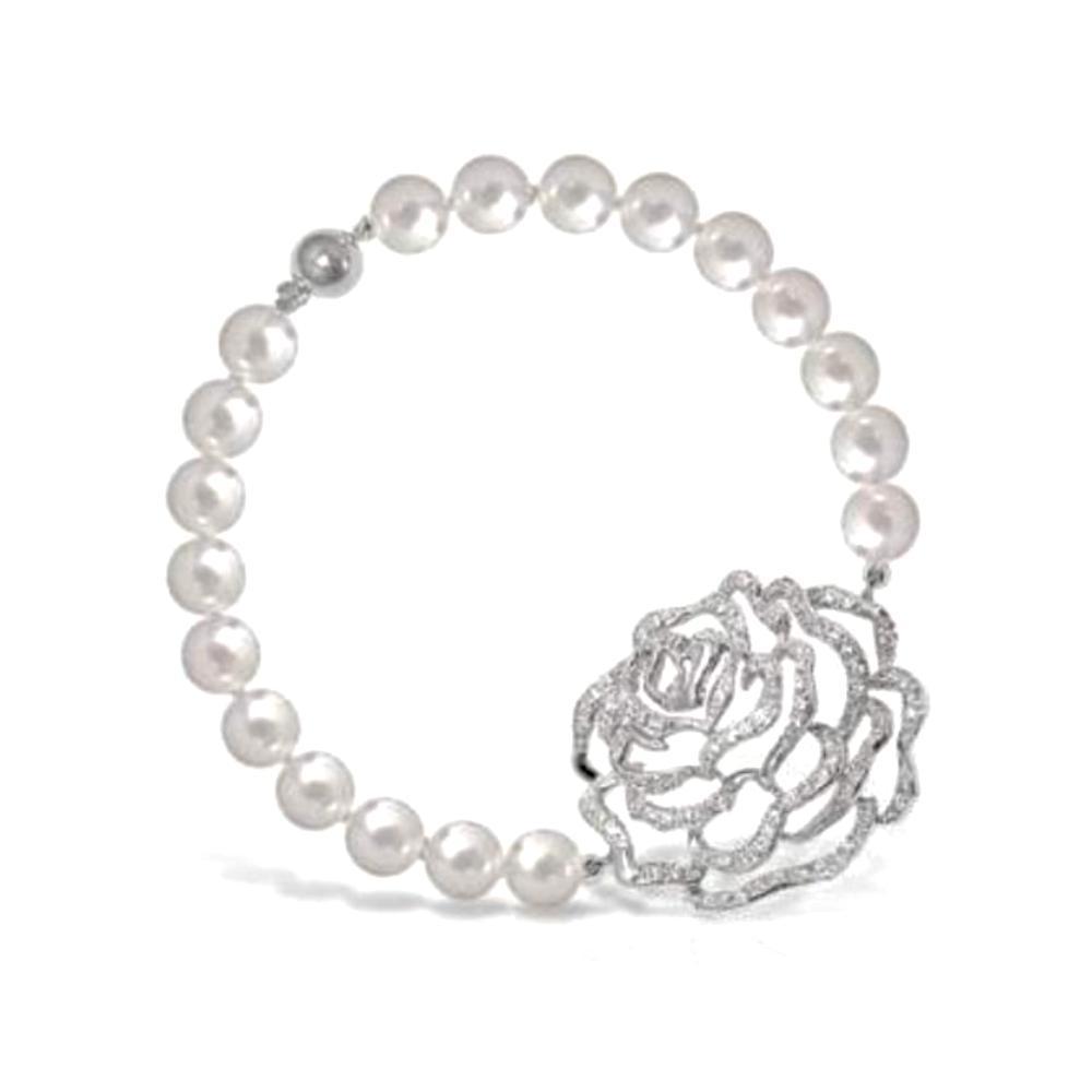 Fei Liu Silver pearl rose bracelet Bracelet Fei liu   