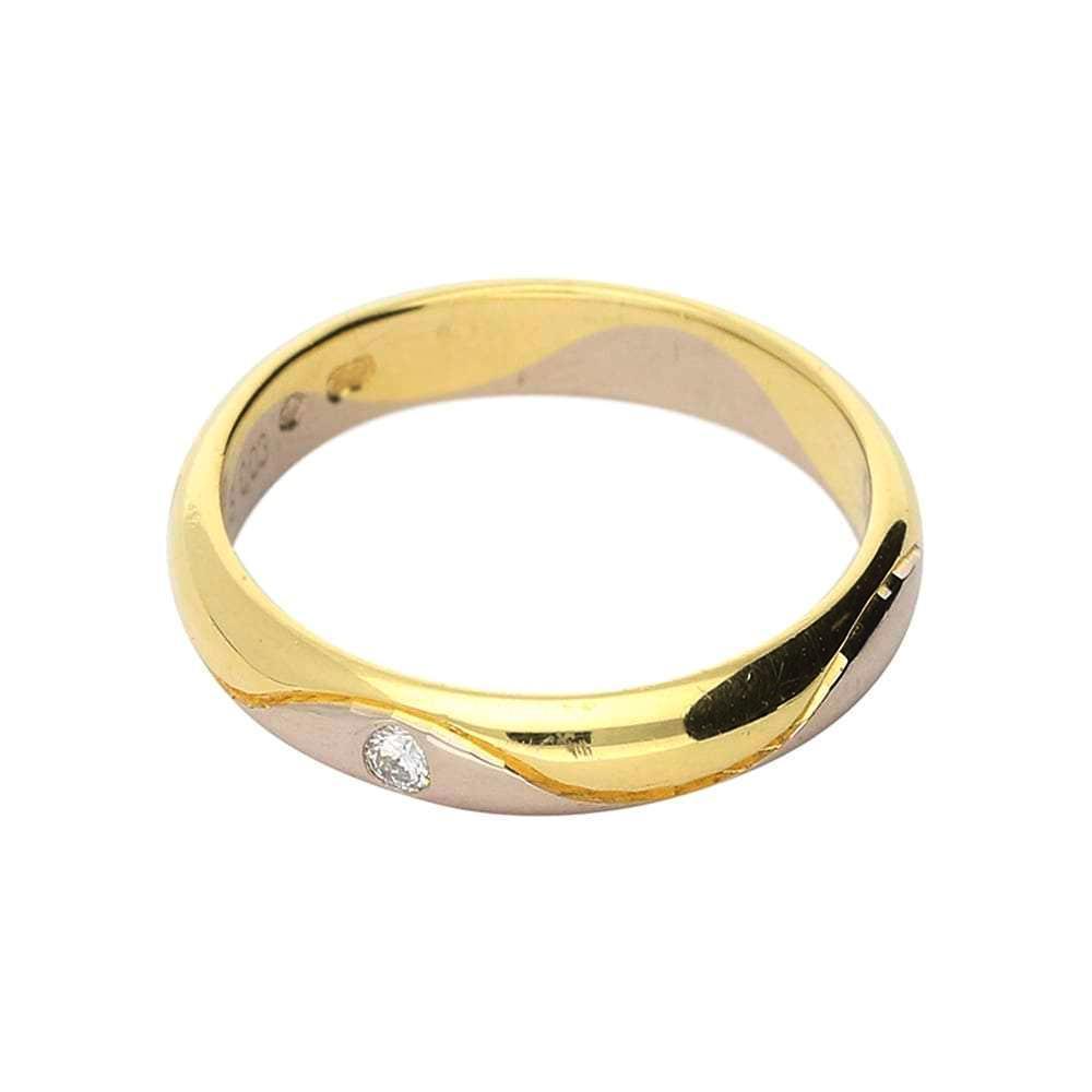 18ct white & yellow diamond wave ring Ring Furrer Jacot   