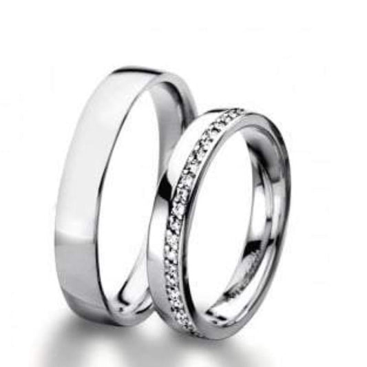 Furrer Jacot 18ct white gold side-set TWVS 0.23ct diamond ring Ring Furrer Jacot   