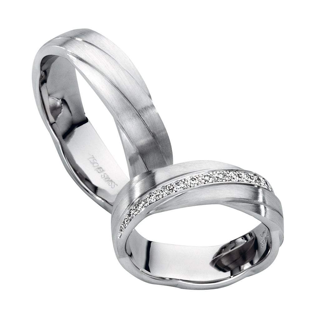 Furrer Jacot white gold with diamonds wedding band Ring Furrer Jacot   