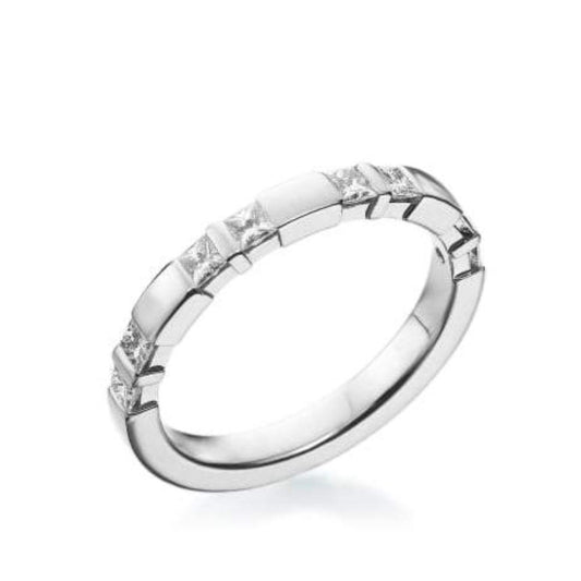 Platinum 0.44ct Diamond Eternity ring Ring Furrer Jacot   