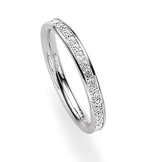 Platinum full eternity 0.95ct TW VS1 ladies diamond ring Ring Gerstner   