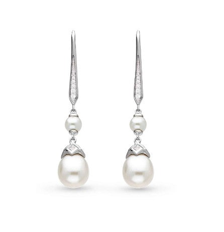 Astoria Glitz Pearl Drop Earrings Earrings Kit Heath   