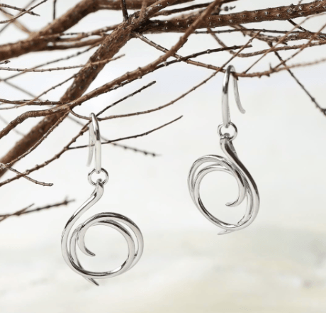 Helix Wrap Drop Earrings Earrings Kit Heath