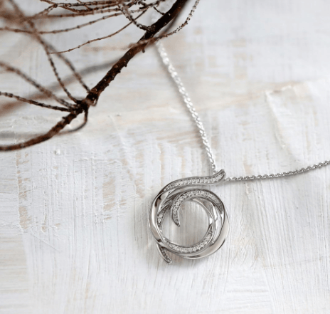 Helix Wrap Pavé Necklace Necklaces Kit Heath