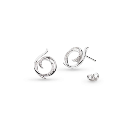 Helix Wrap Pavé Stud Earrings Earrings Kit Heath