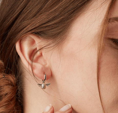 Honey Bee Hoop Earrings Earrings Kit Heath