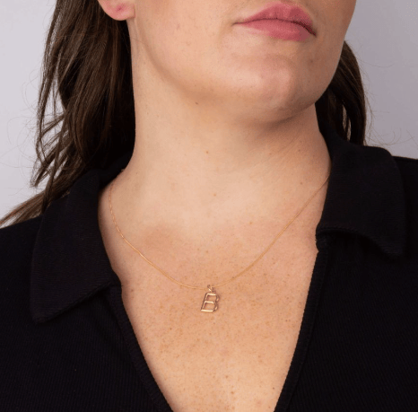 Icon Gold plated Initial Pendants (A-Z) Pendant Gecko