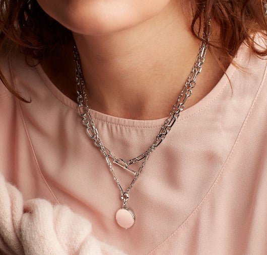 Revival Astoria Figaro Chain Link Locket Necklace Necklaces Kit Heath   