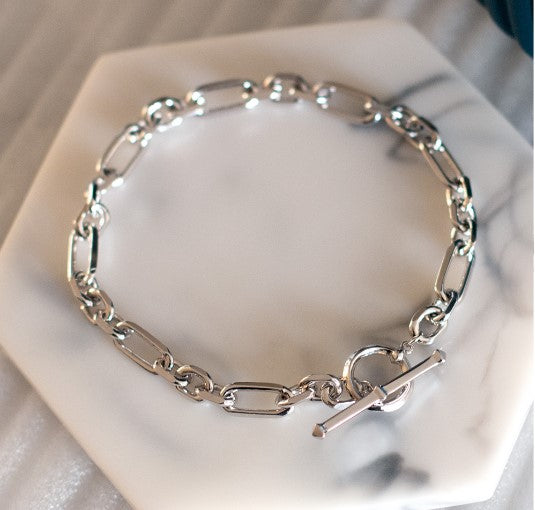 Revival Astoria Figaro Chain Link T-bar Bracelet Bracelets Kit Heath   