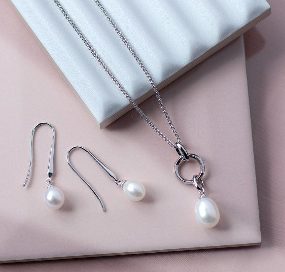 Revival Astoria Pearl Drop Necklace Pendant Kit Heath   