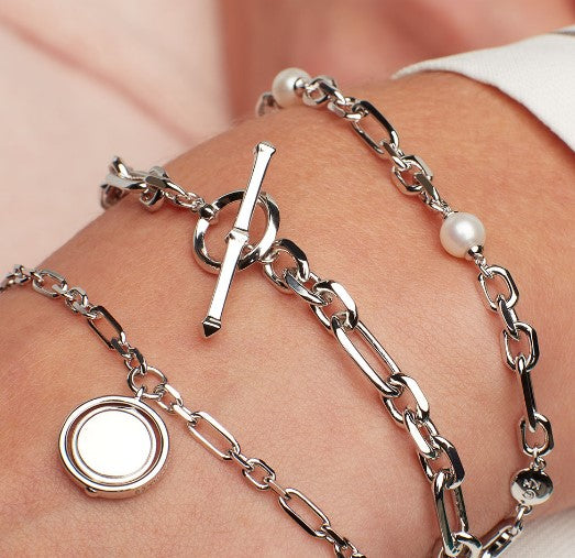 Revival Astoria Figaro Chain Link T-bar Bracelet Bracelets Kit Heath   