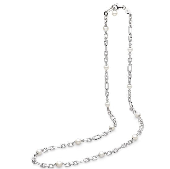 Revival Astoria Figaro Pearl Chain Link Multi Wear Station Necklace Necklaces Kit Heath   