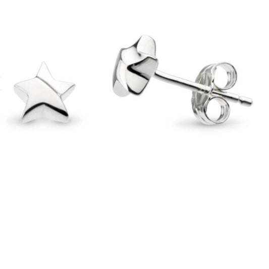 Silver shining star stud earrings Earrings Kit Heath   