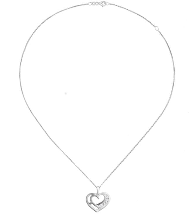 Silver love you heart pendant Pendant Amore   