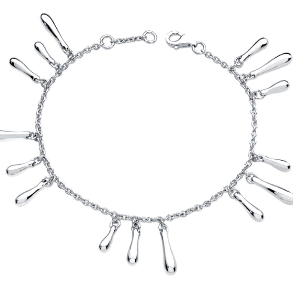 Silver cluster drip bracelet Bracelet Lucy Q   