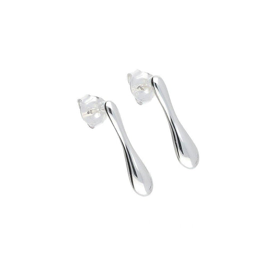 Silver drip studs Earrings Lucy Q   
