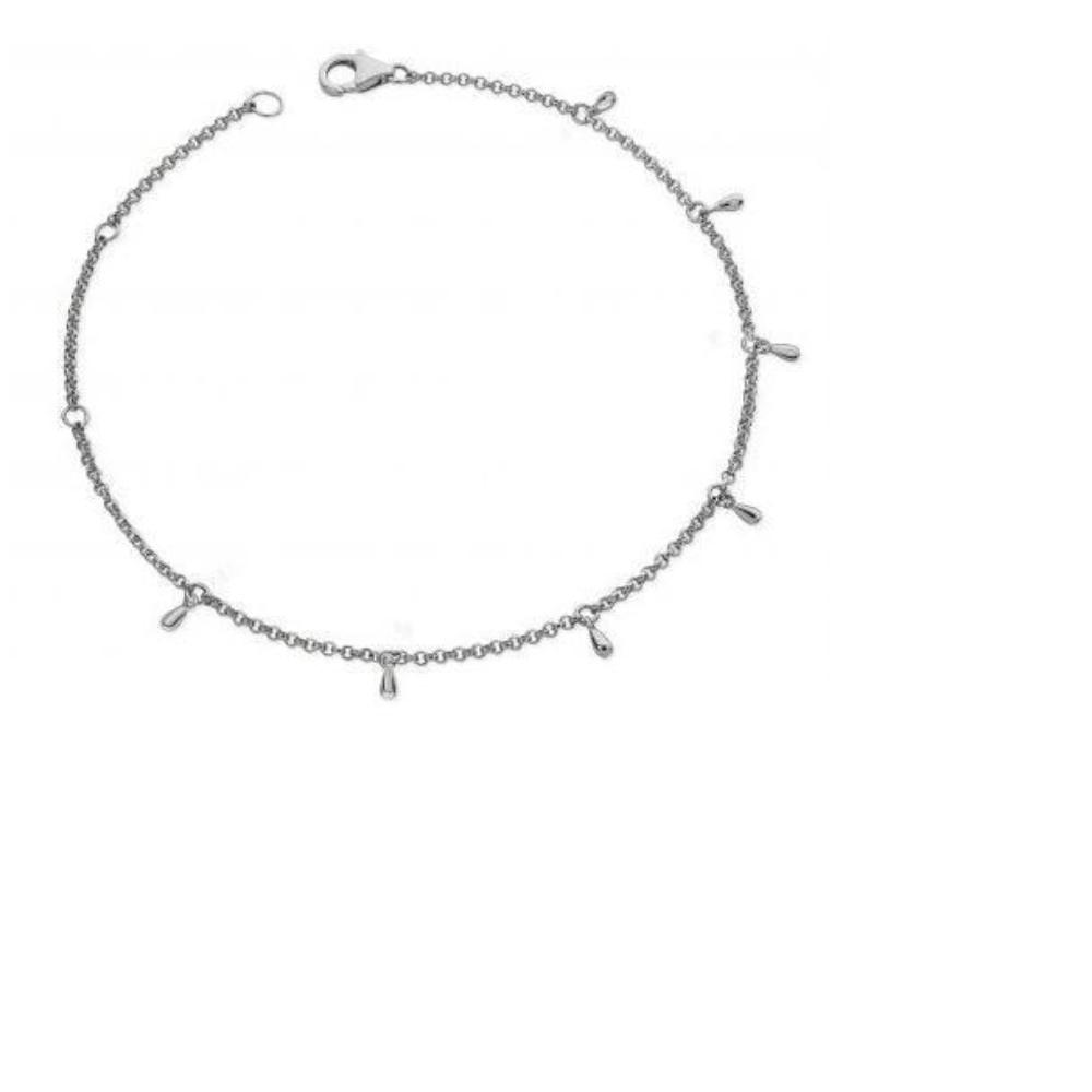 Silver multi drip anklet Anklet Lucy Q   