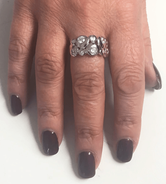 Lunar Bubbles Ring in Silver Ring Cavendish French