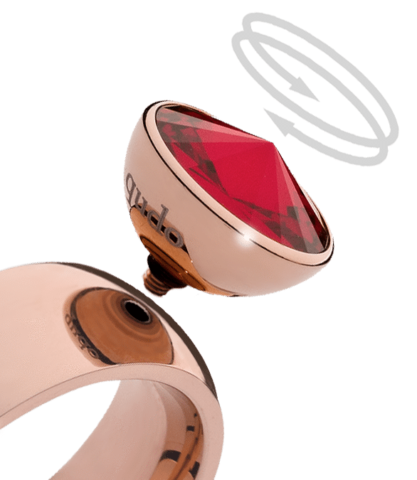 Qudo slim interchangable rings - all sizes Ring Qudo Composable Rings   