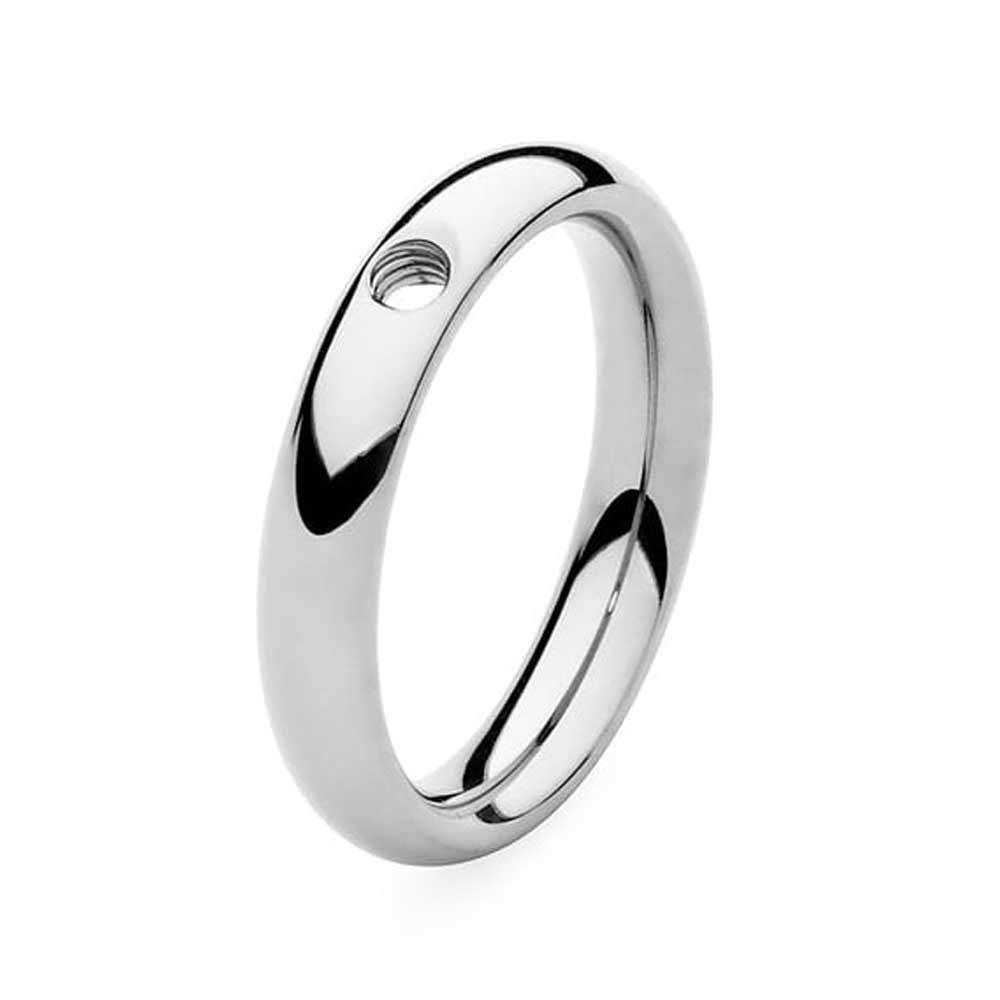 Qudo Steel slim interchangable rings - all sizes Ring Qudo Composable Rings   