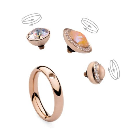 Qudo slim deluxe interchangable rings - all sizes Ring Qudo Composable Rings   