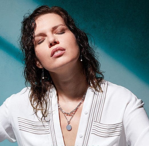 Revival Astoria Figaro Chain Link T-bar Necklace Necklaces Kit Heath