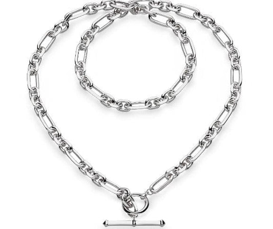 Revival Astoria Figaro Chain Link T-bar Necklace Necklaces Kit Heath