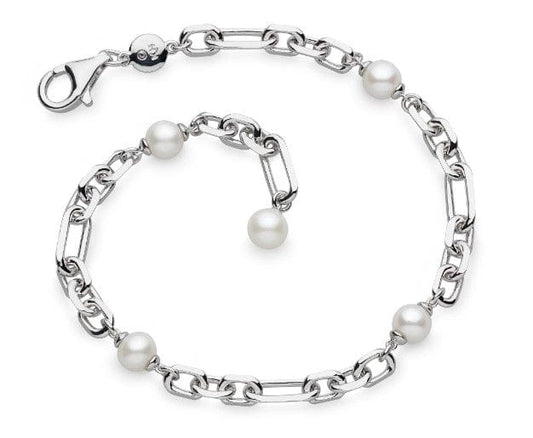 Revival Astoria Figaro Pearl Chain Link Bracelet Bracelets kit heath